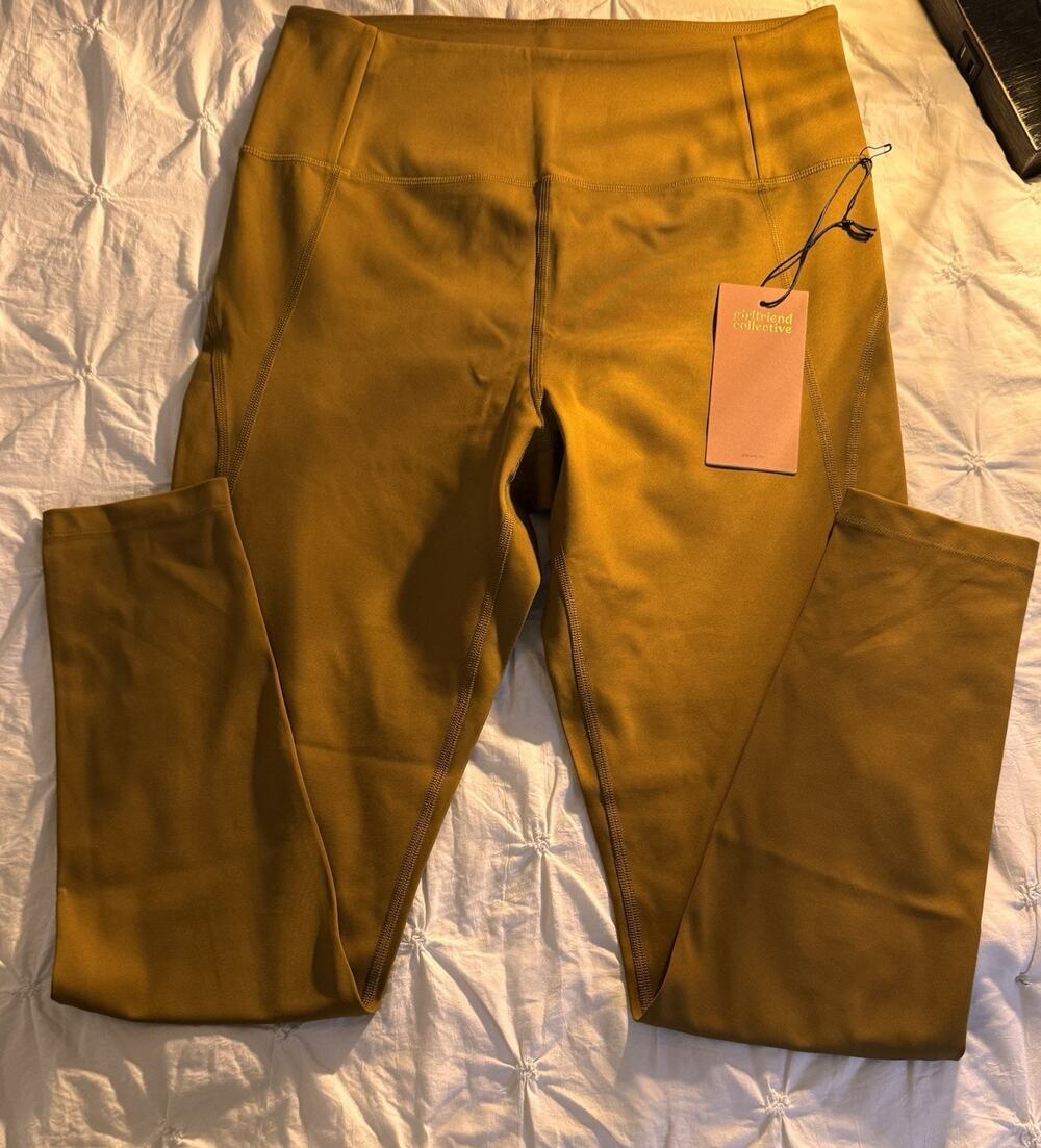 Girlfriend Collective Bronze Compressive Pocket Legging Size XL